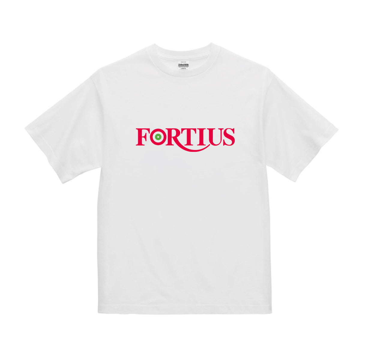 【受注販売受付中】フォルティウス”FORTIUS”Tシャツ／レッドロゴ